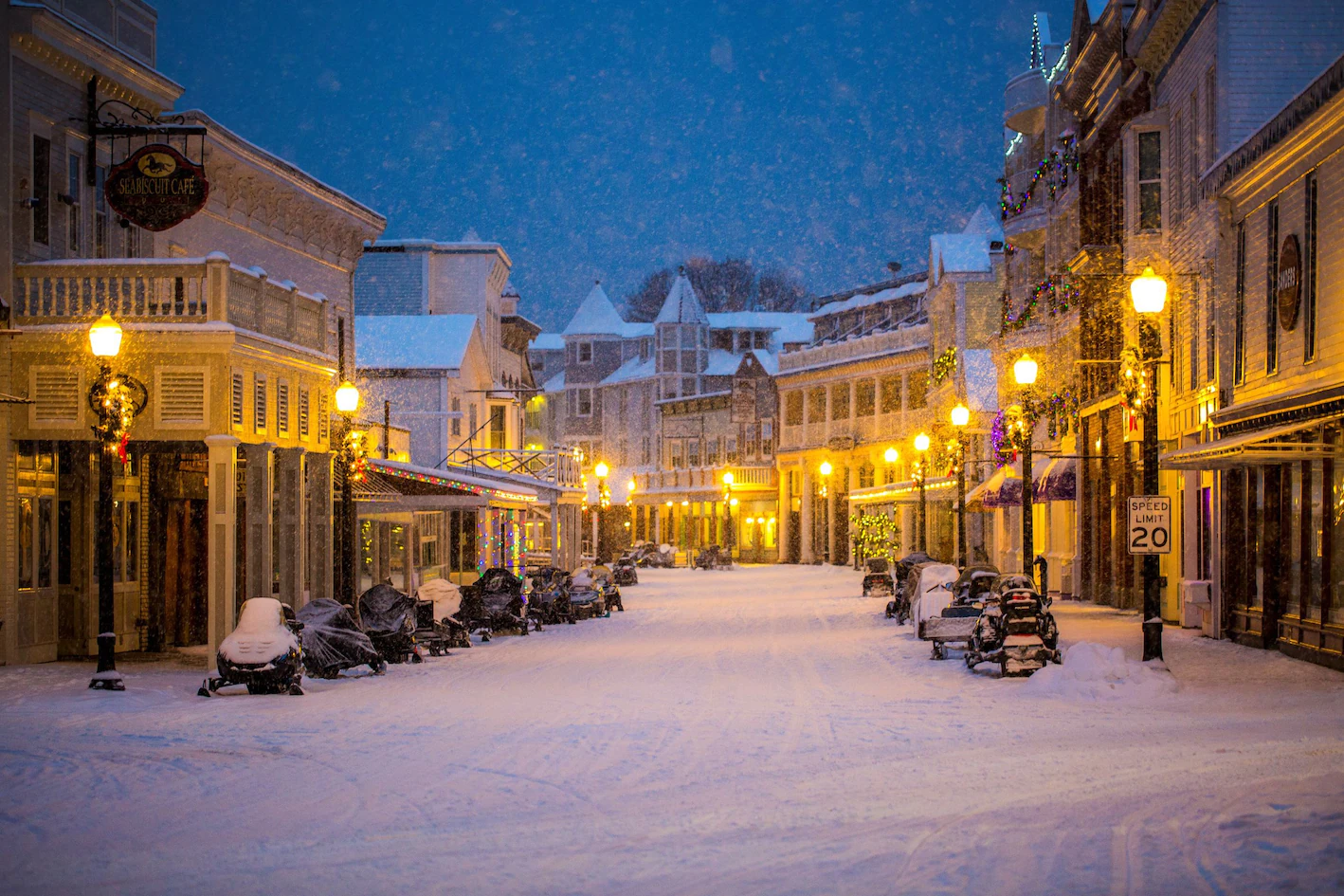 Winter on Mackinac Island