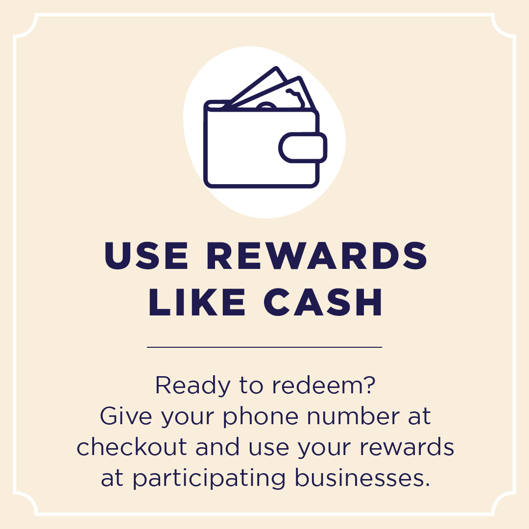 Use rewards like cash.