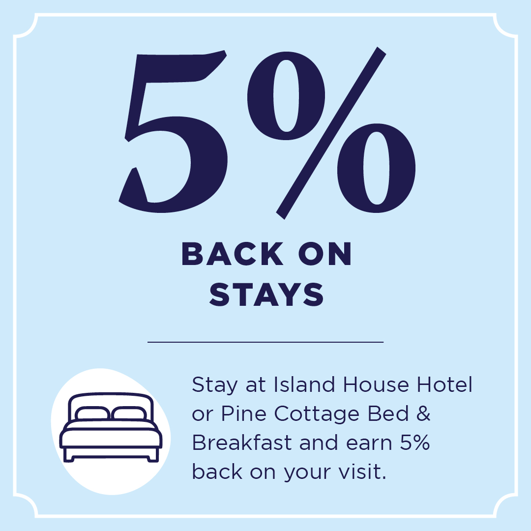 5% back on stays